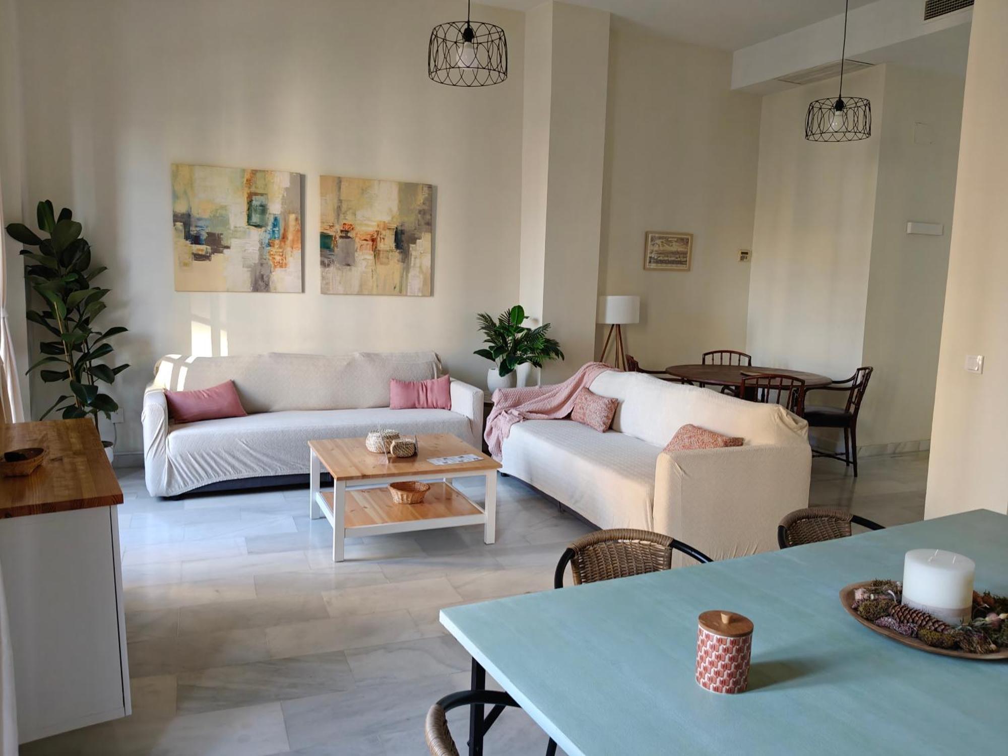 Charming Bright Apartment With Balconies On Cuesta Del Rosario Sevilla Eksteriør bilde