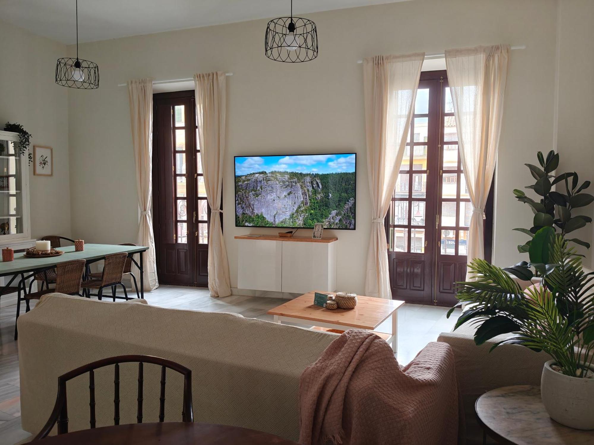 Charming Bright Apartment With Balconies On Cuesta Del Rosario Sevilla Eksteriør bilde